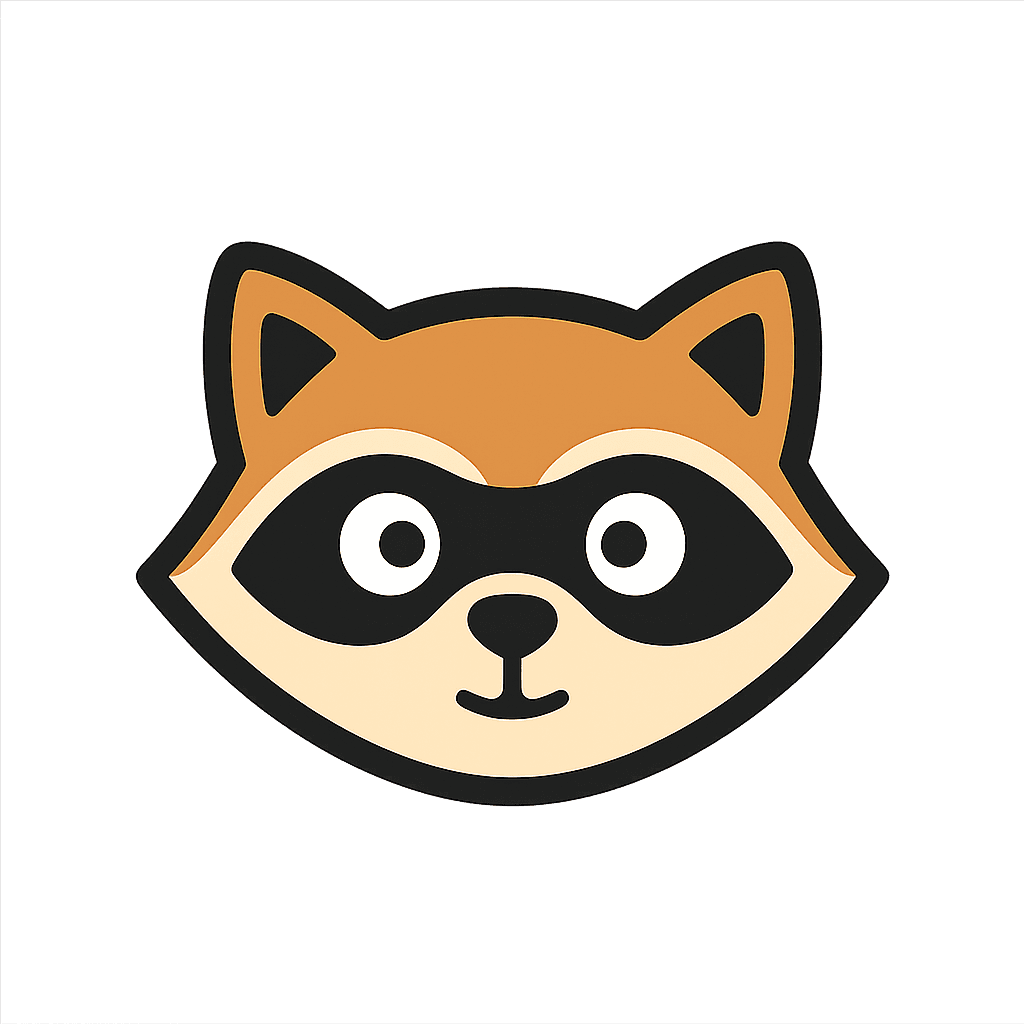Randy the Ranccoon - Your DR tracking mascot