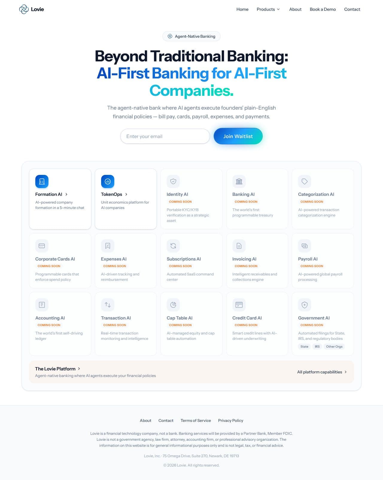 Screenshot of lovie.co
