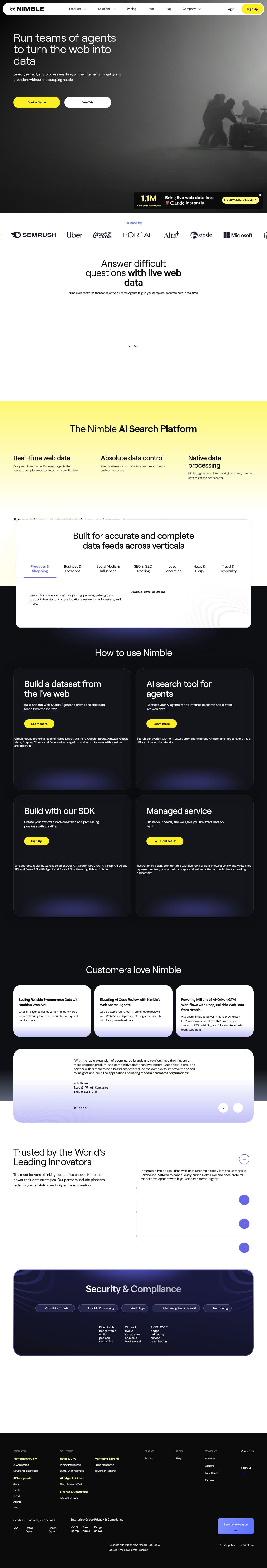 Screenshot of nimbleway.com
