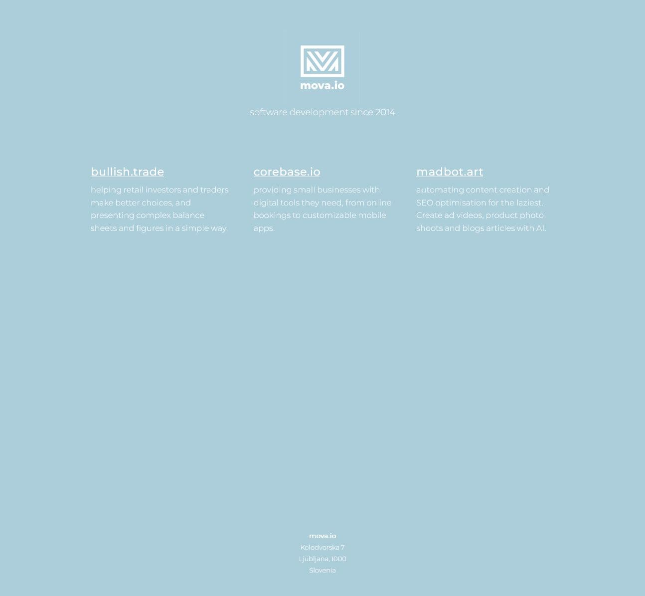 Screenshot of mova.io