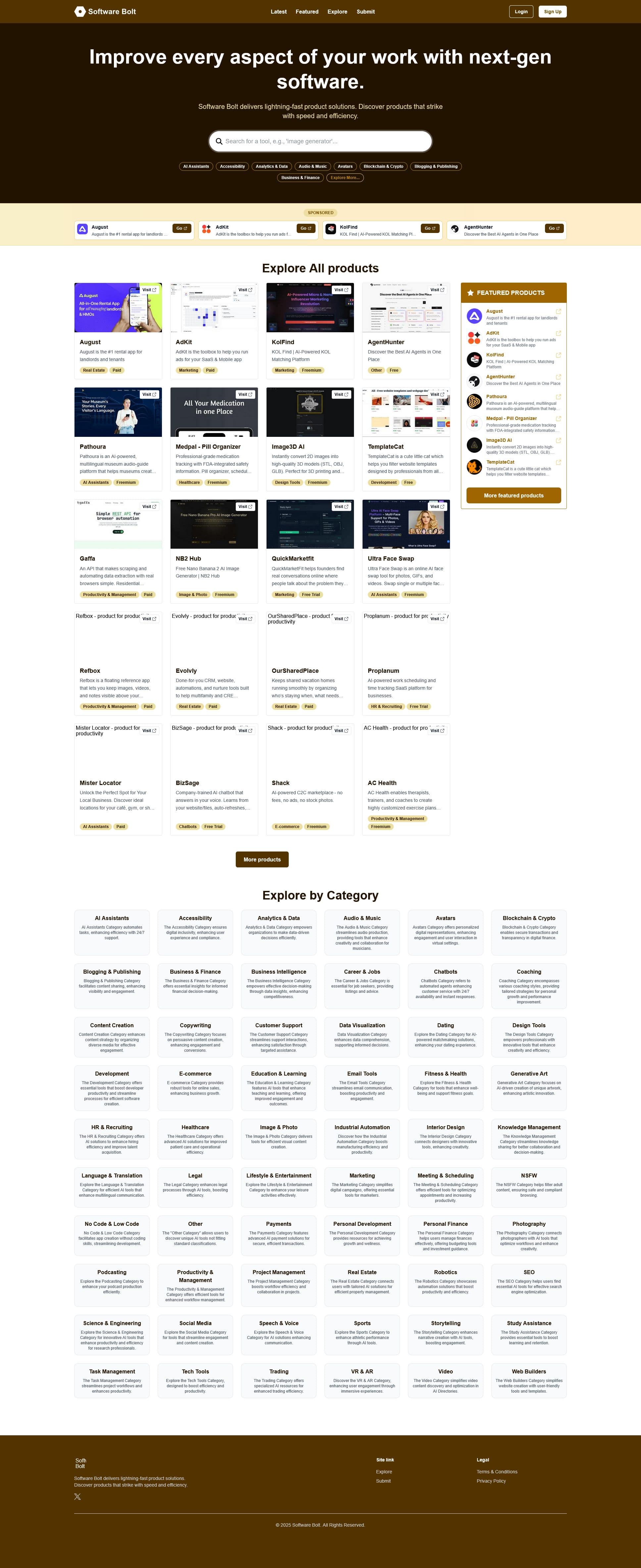 Screenshot of Softwarebolt