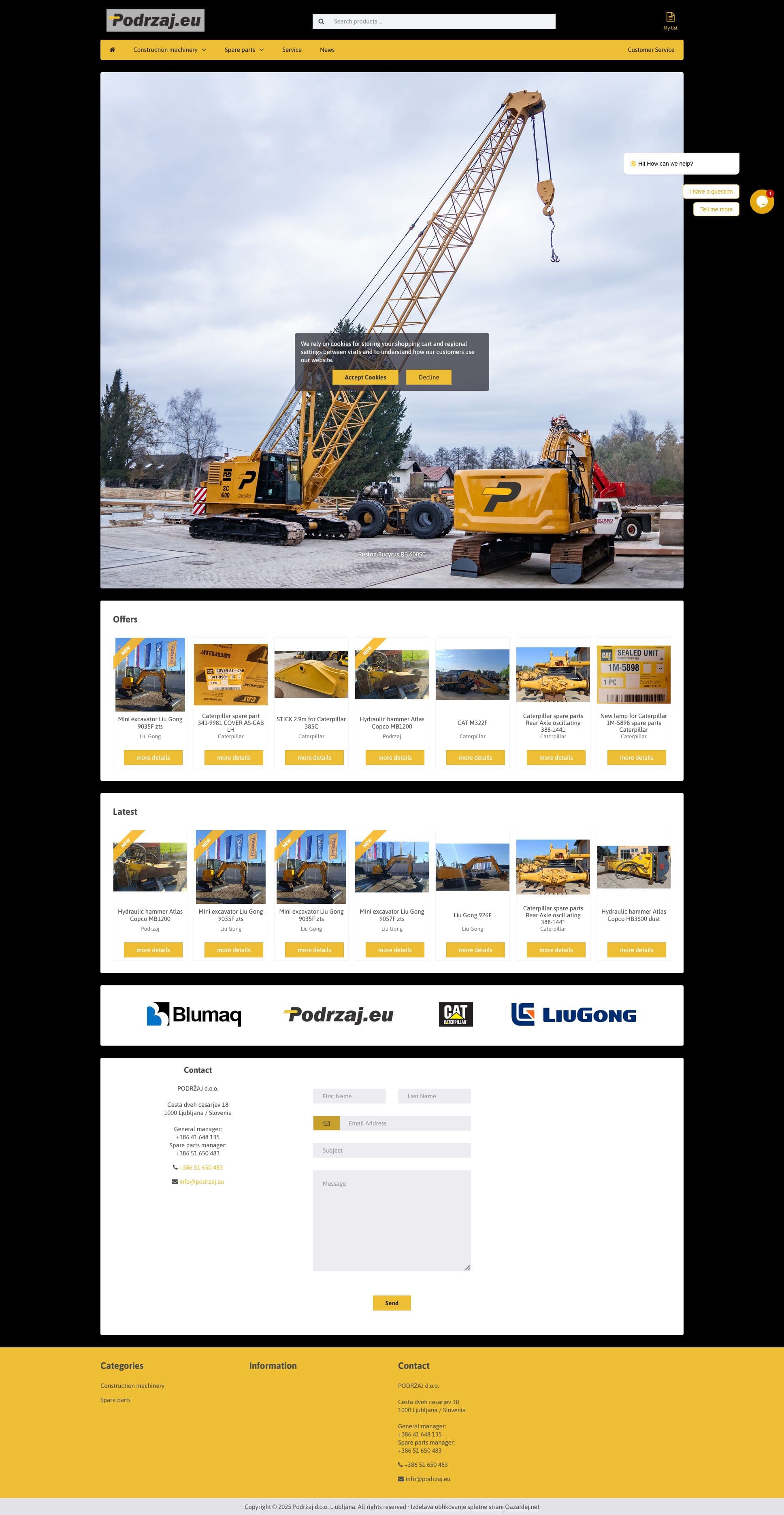 Screenshot of www.podrzaj.eu