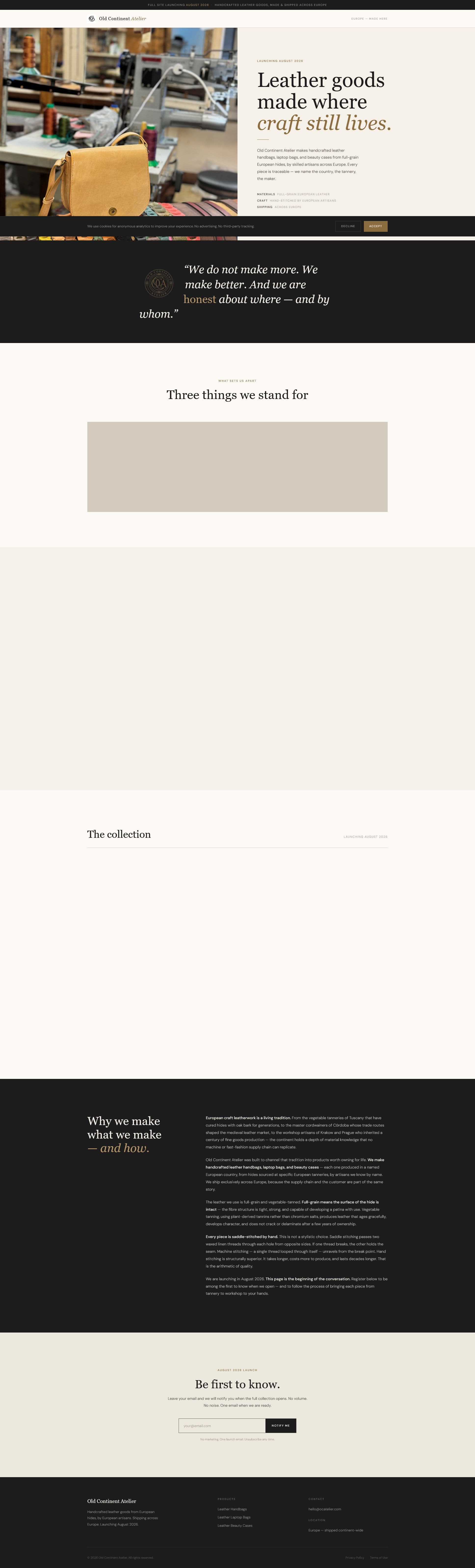Screenshot of ocatelier.com