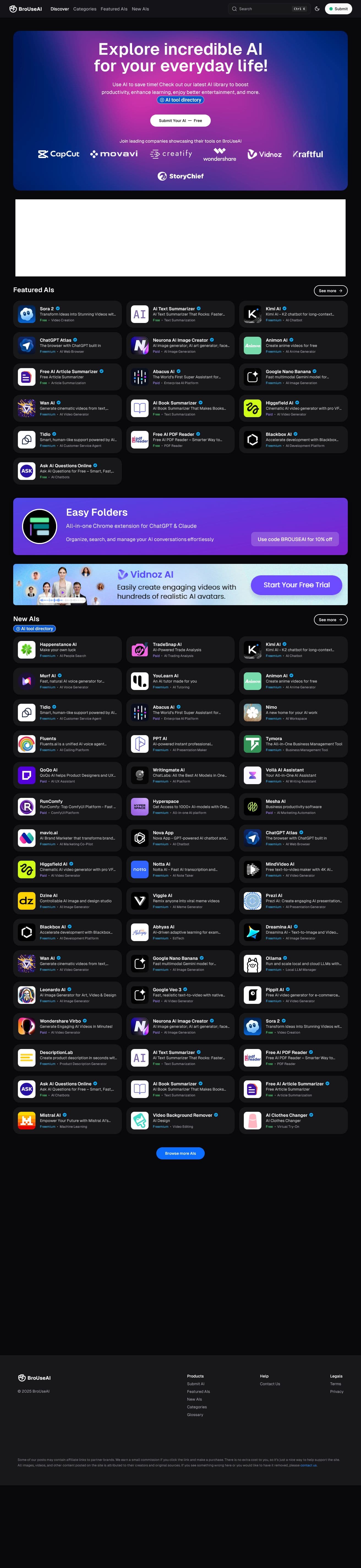 Screenshot of Brouseai