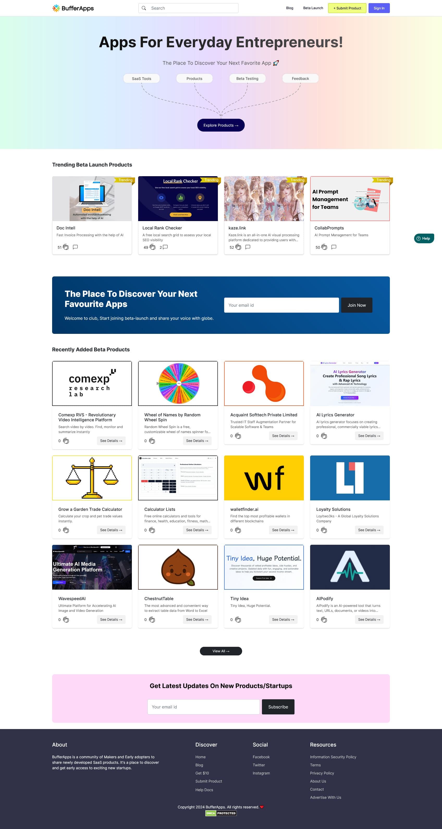 Screenshot of Bufferapps.com