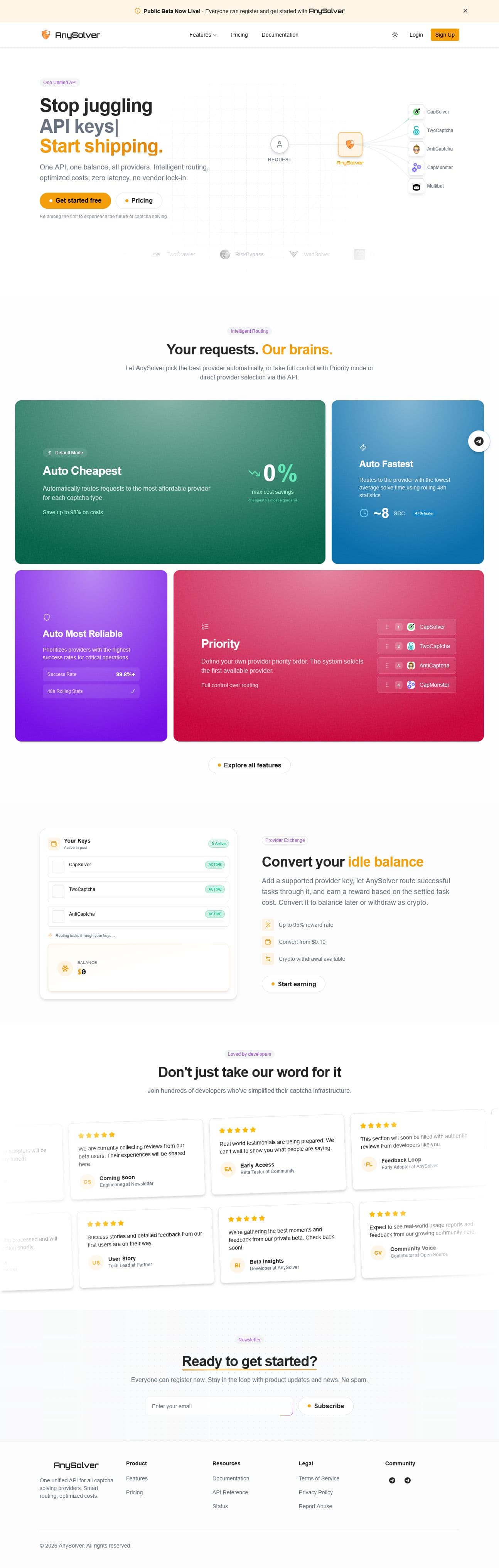 Screenshot of anysolver.com