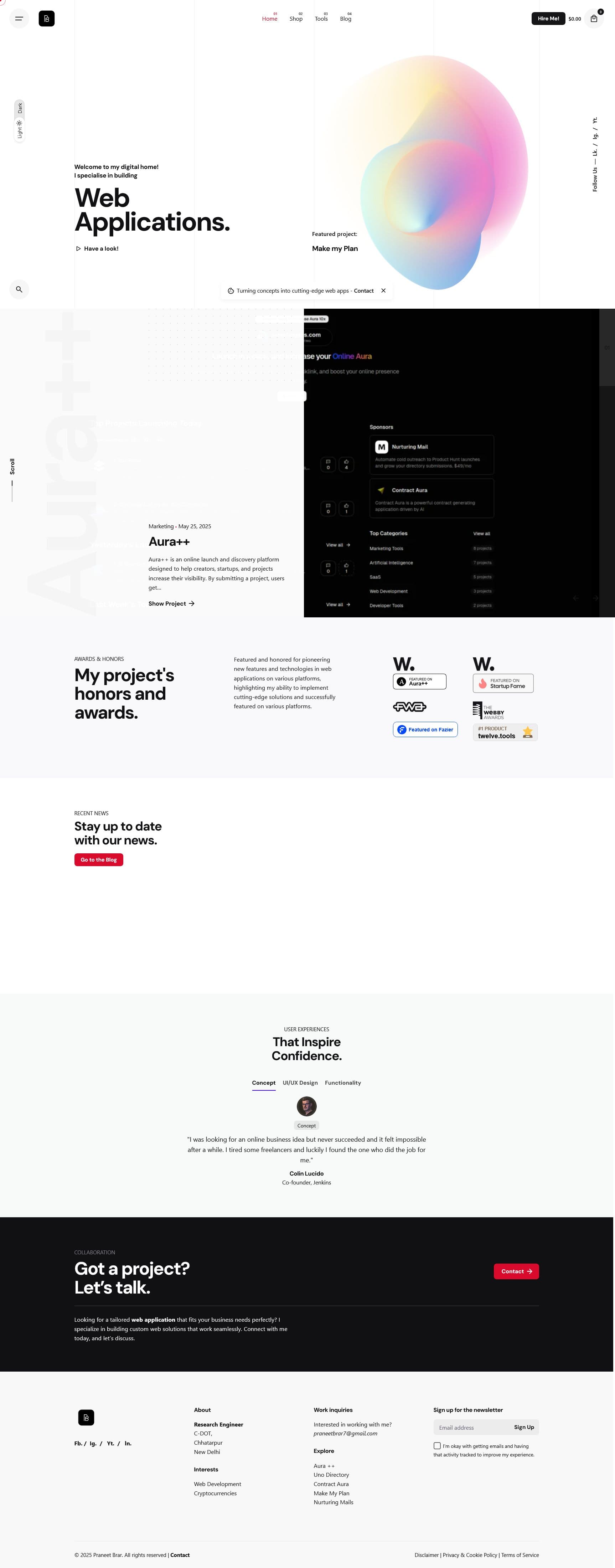 Screenshot of Praneetbrar