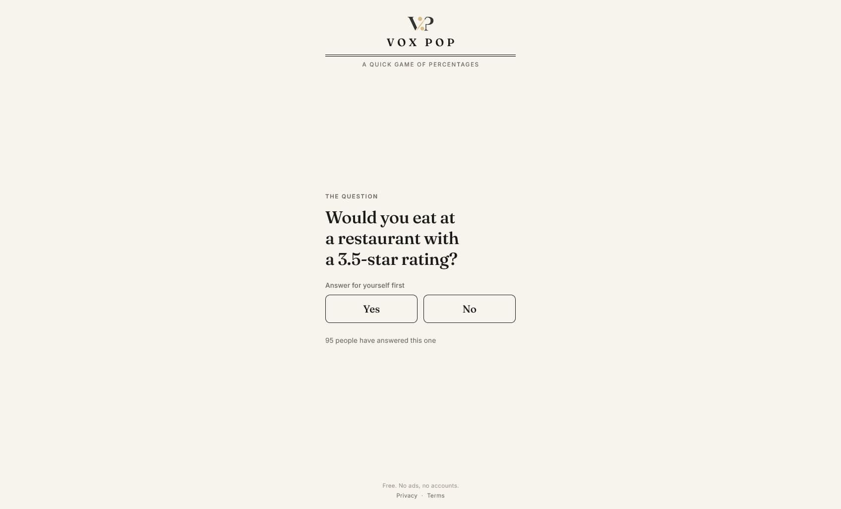 Screenshot of voxpop-delta.vercel.app