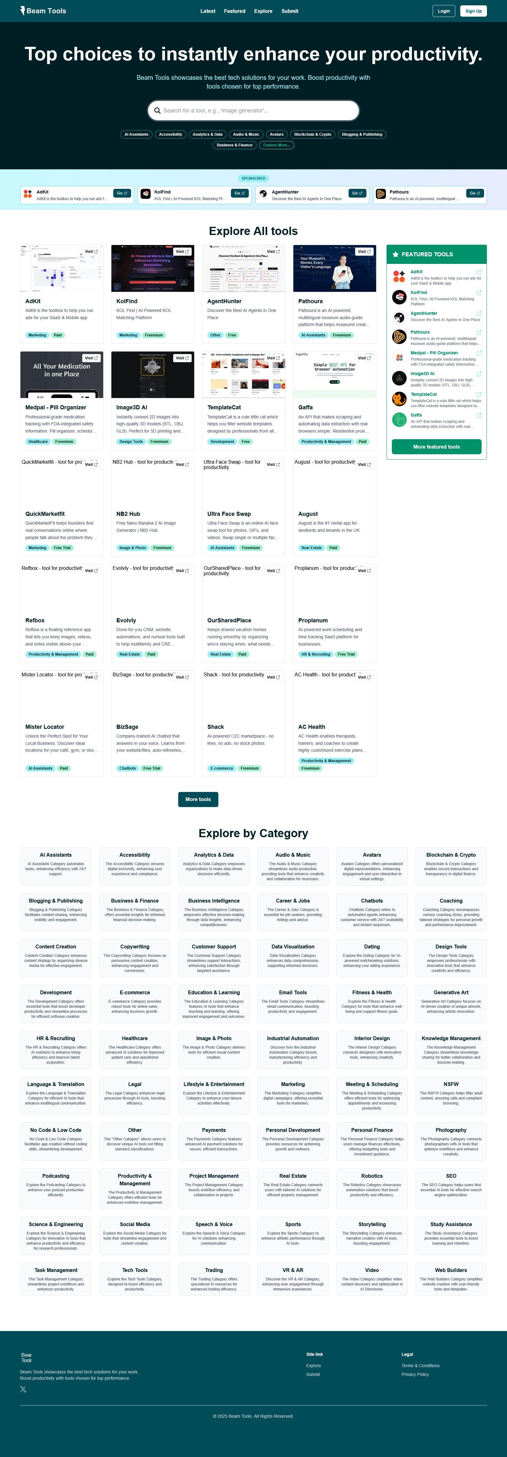 Screenshot of Beamtools