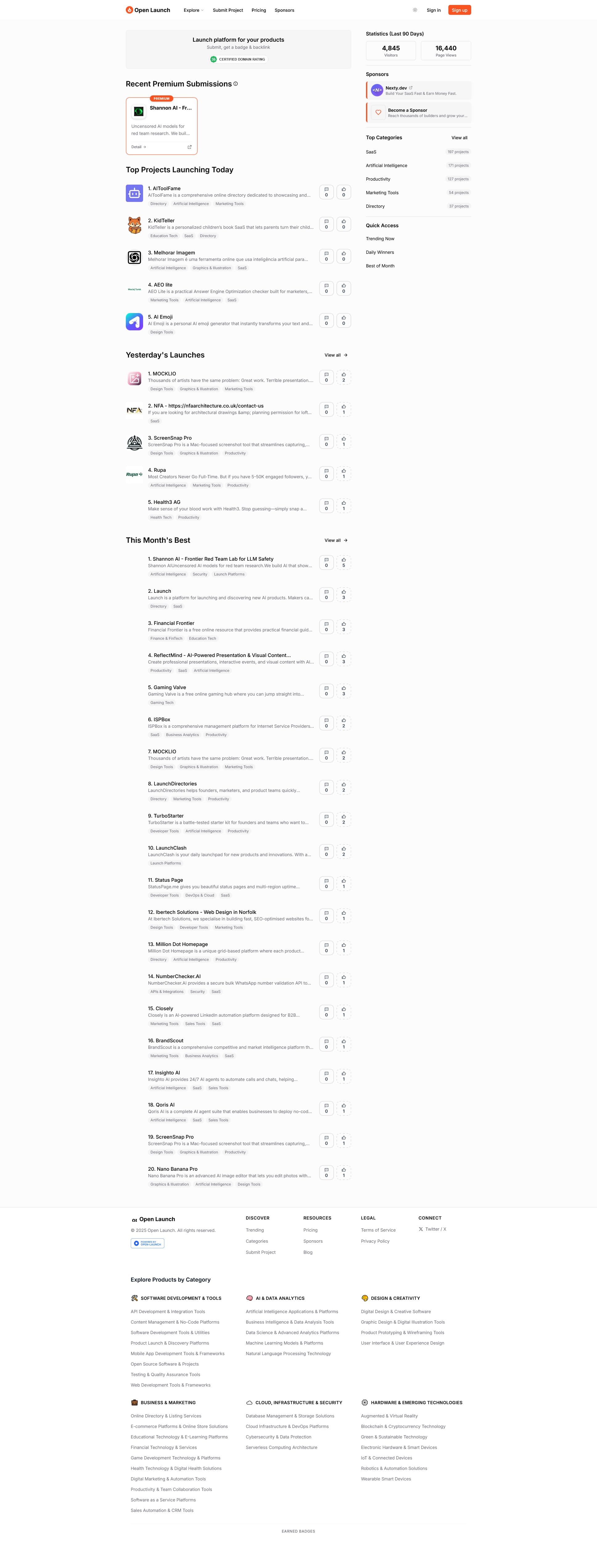 Screenshot of Openlaunch