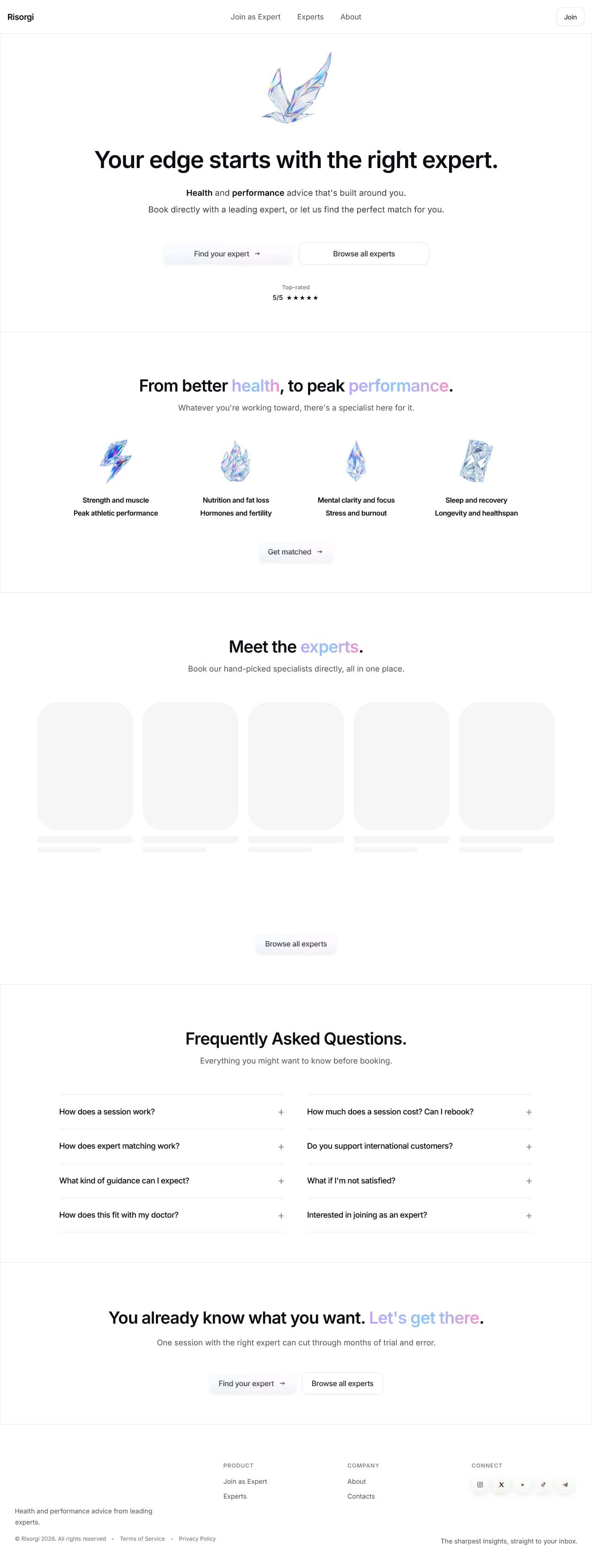 Screenshot of risorgi.com