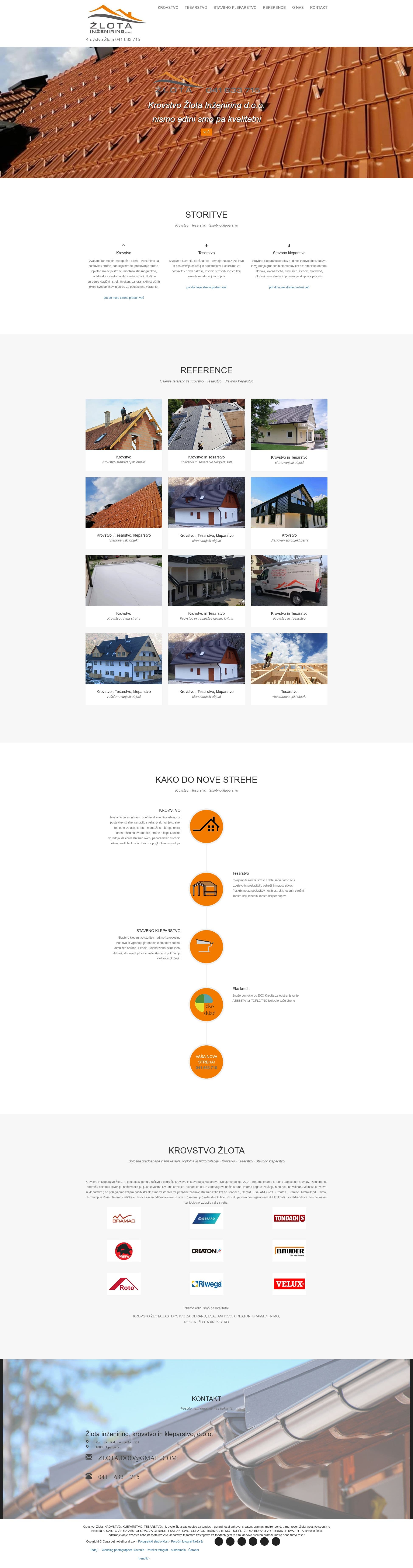 Screenshot of www.krovstvo.eu