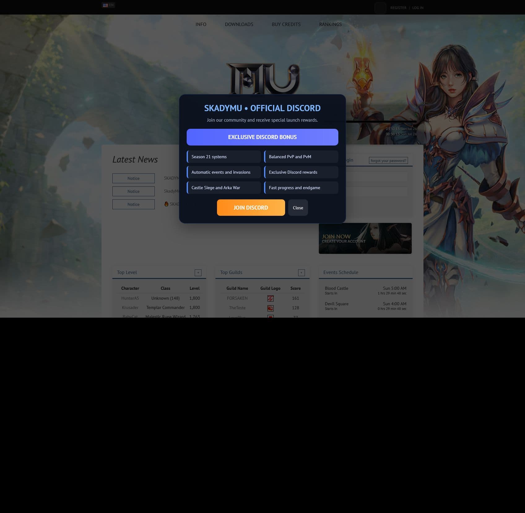 Screenshot of skadymu.com