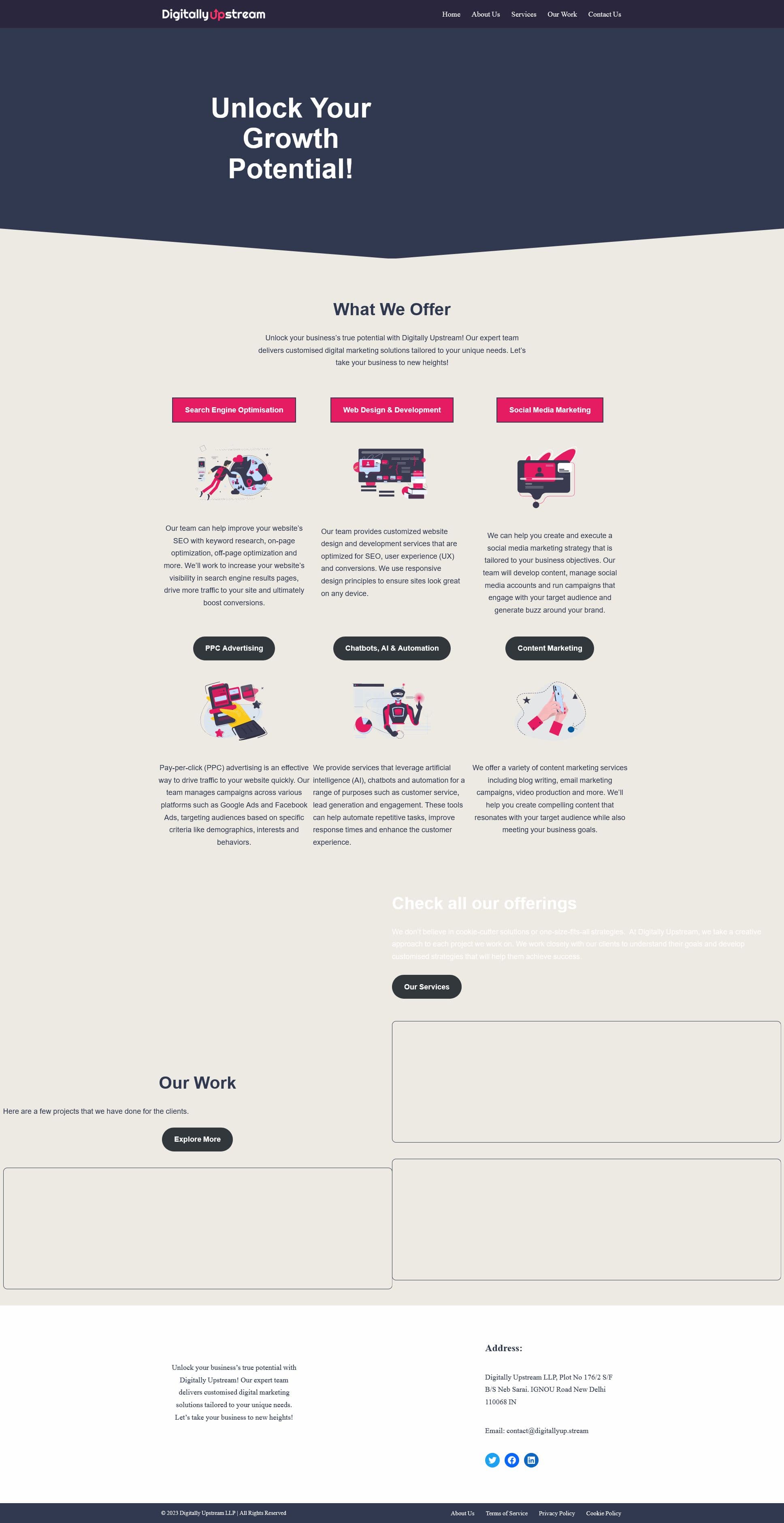 Screenshot of digitallyup.stream