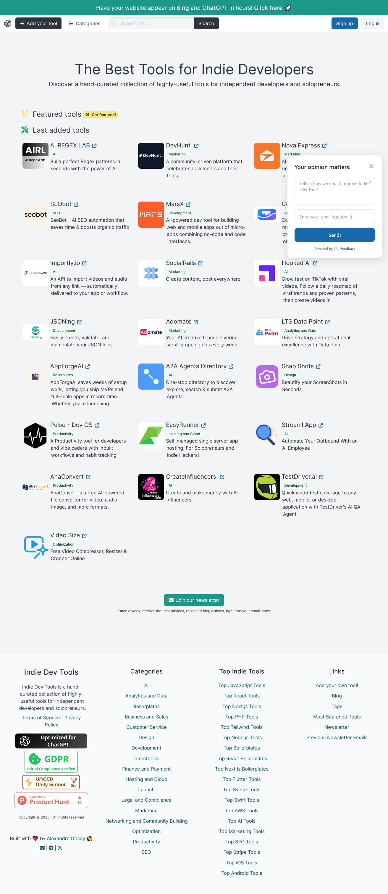 Screenshot of Indiedev