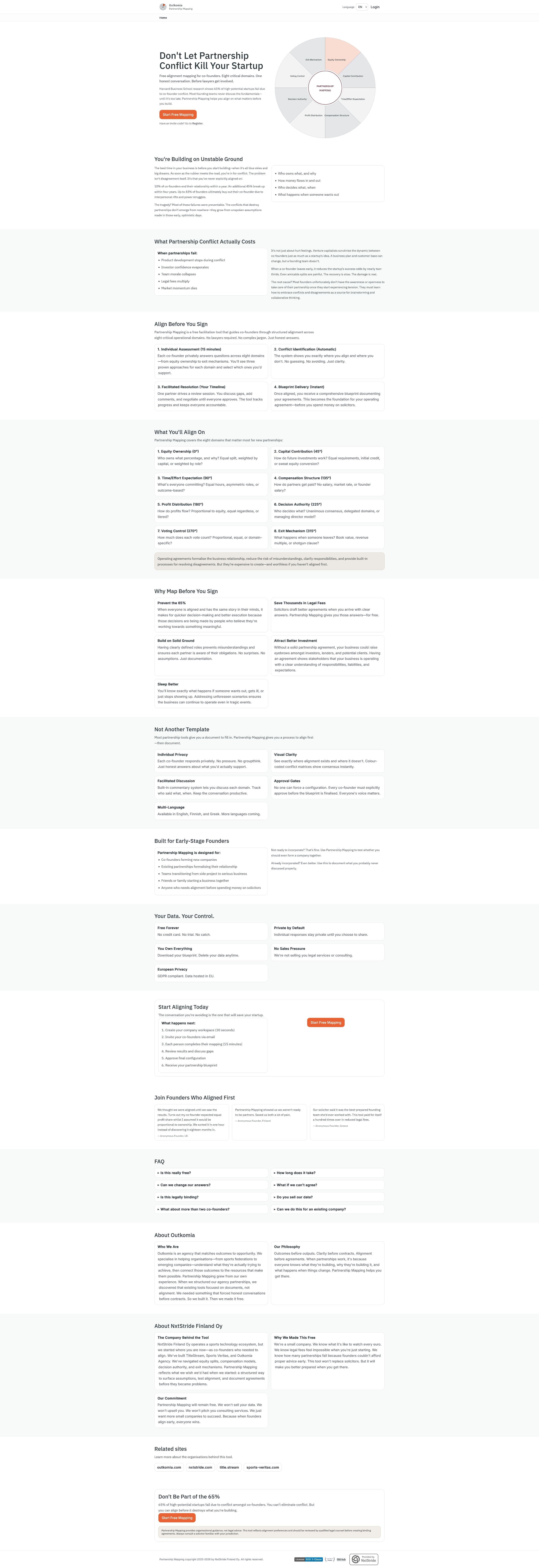Screenshot of partnermap.outkomia.com