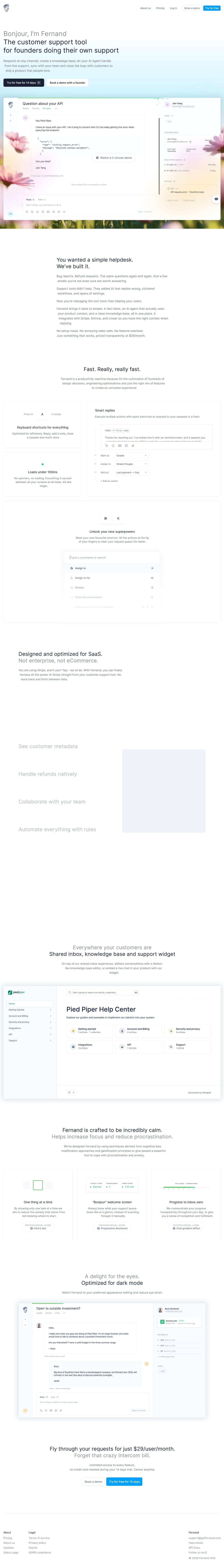 Screenshot of getfernand.com