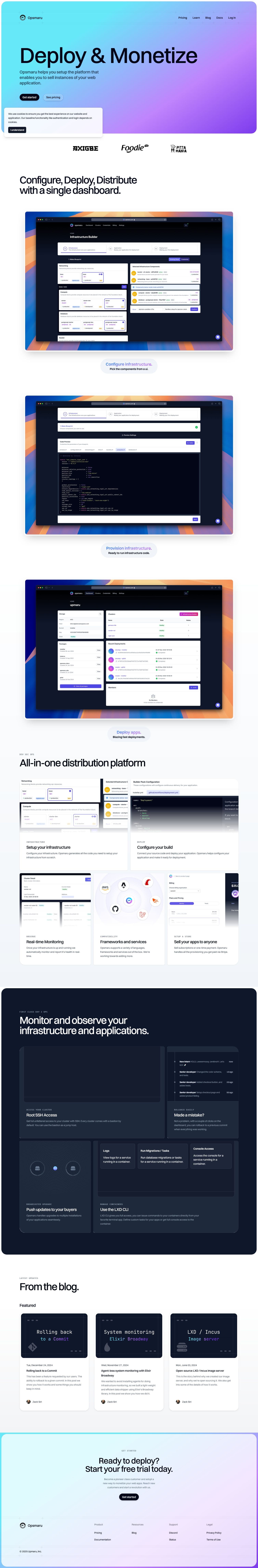 Screenshot of opsmaru.com