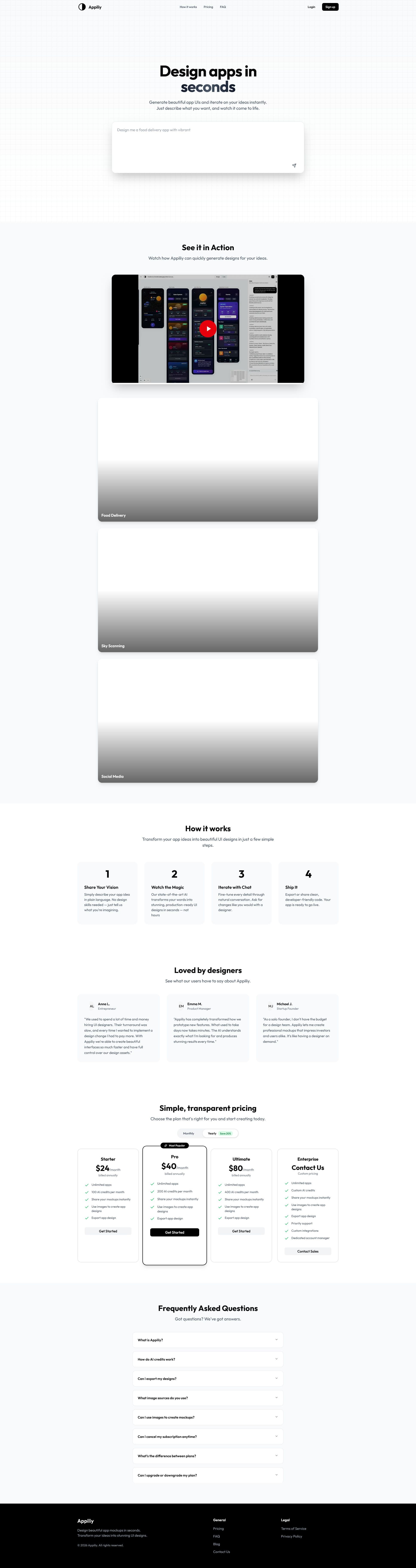 Screenshot of appiliy.com