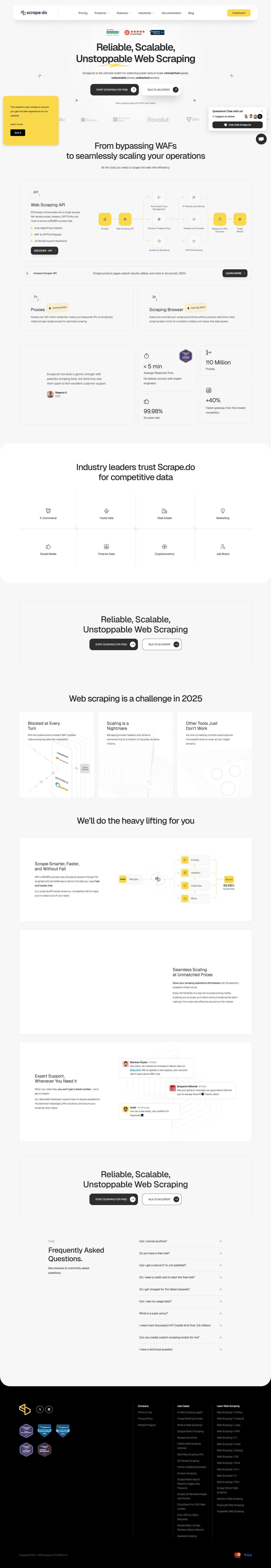 Screenshot of scrape.do